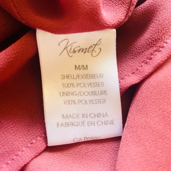 Women’s coral Kismet fall 3/4 sleeve dress. Flowy princess barbie - Picture 6 of 6